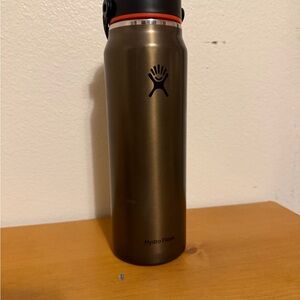 Hydro Flask Metallic Gray Water Bottle